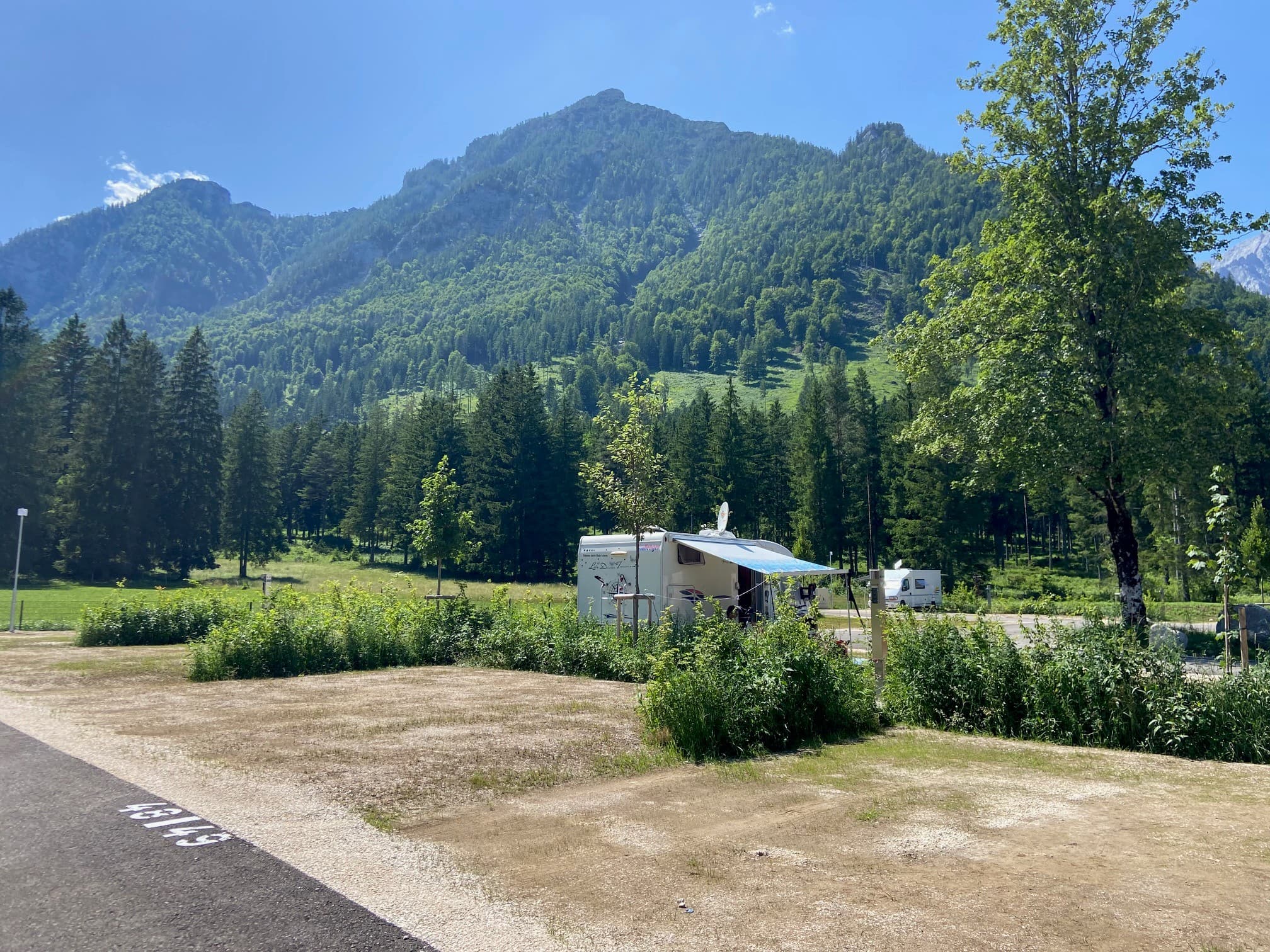 A scenery from Campingresort Hinterstoder