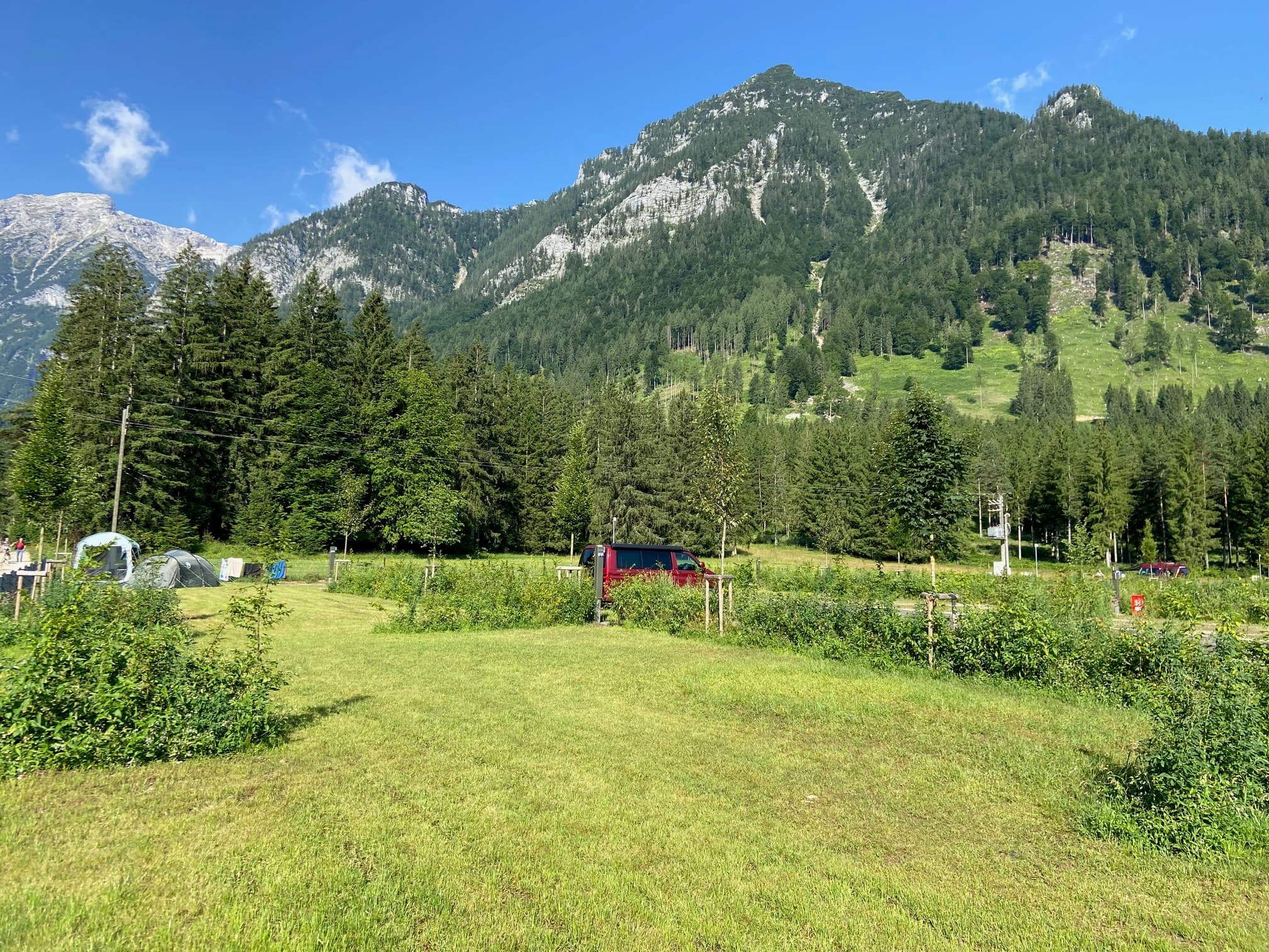 A scenery from Campingresort Hinterstoder