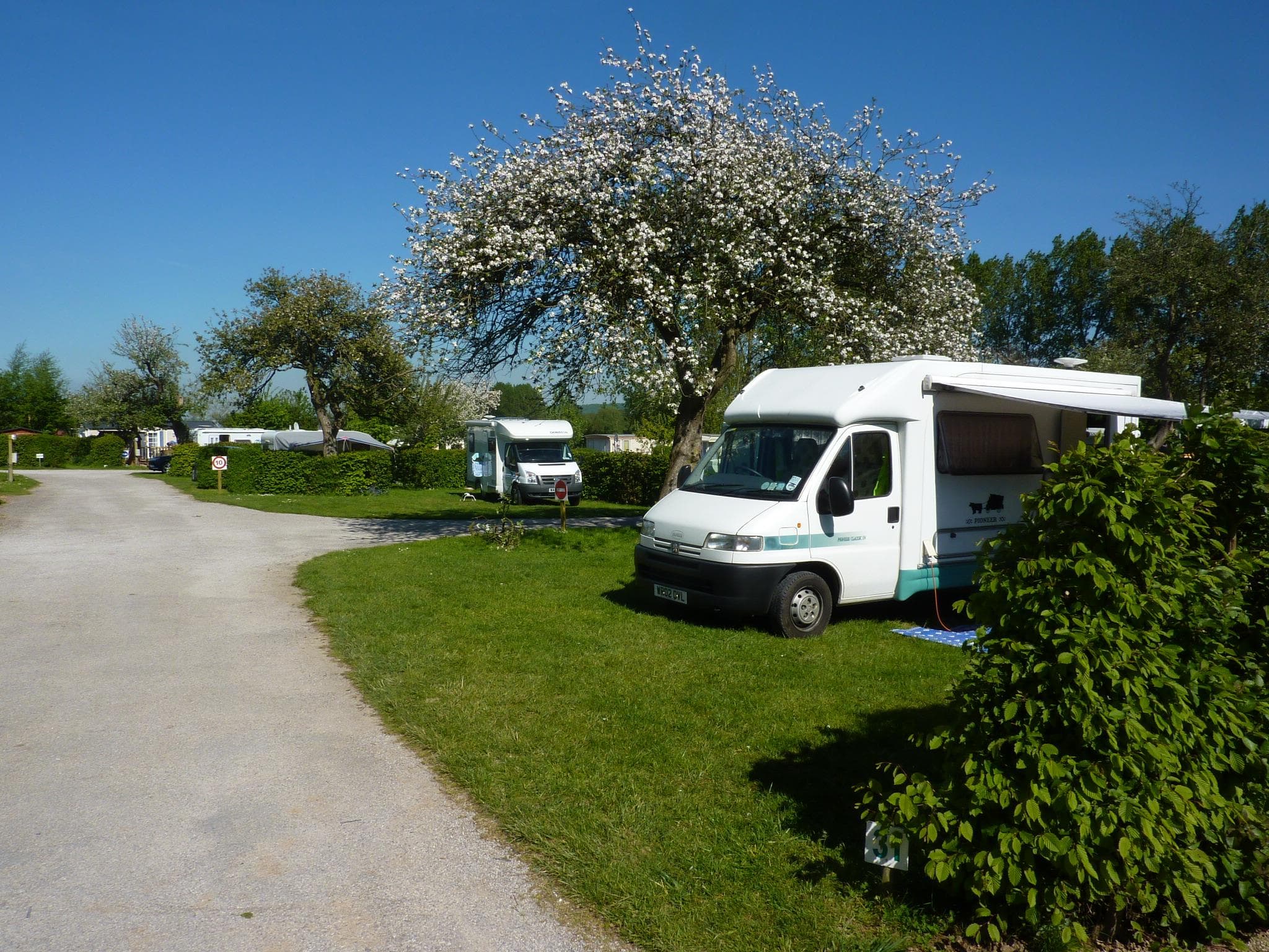 A scenery from Camping Les Pommiers des 3 Pays