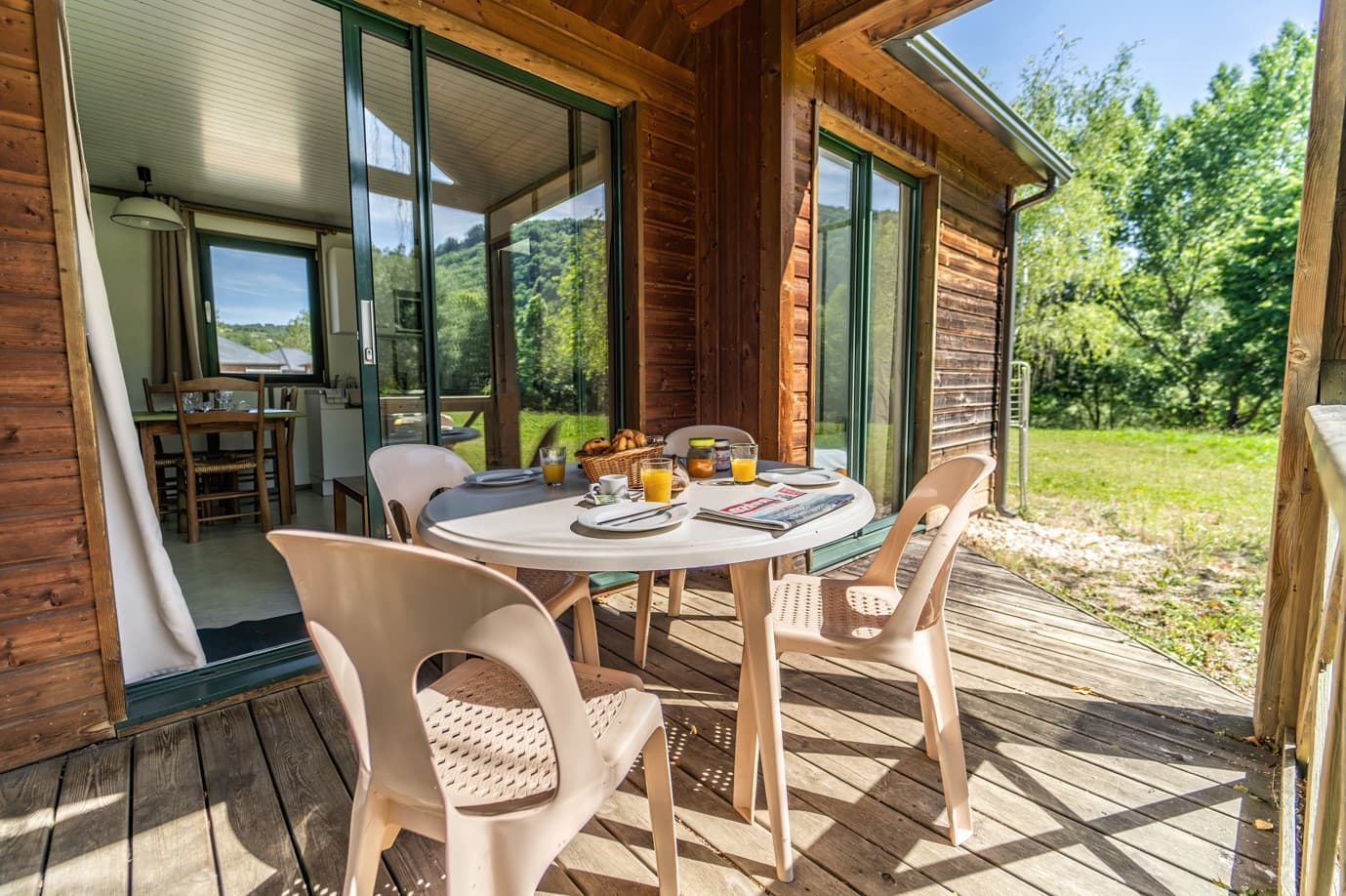 A scenery from Les chalets de Booz