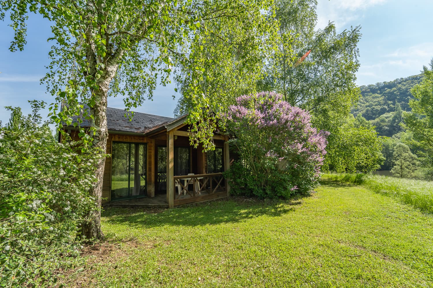 A scenery from Les chalets de Booz