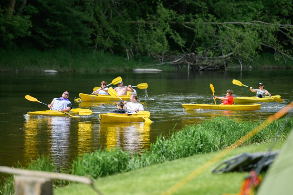 A scenery from Camping Confort