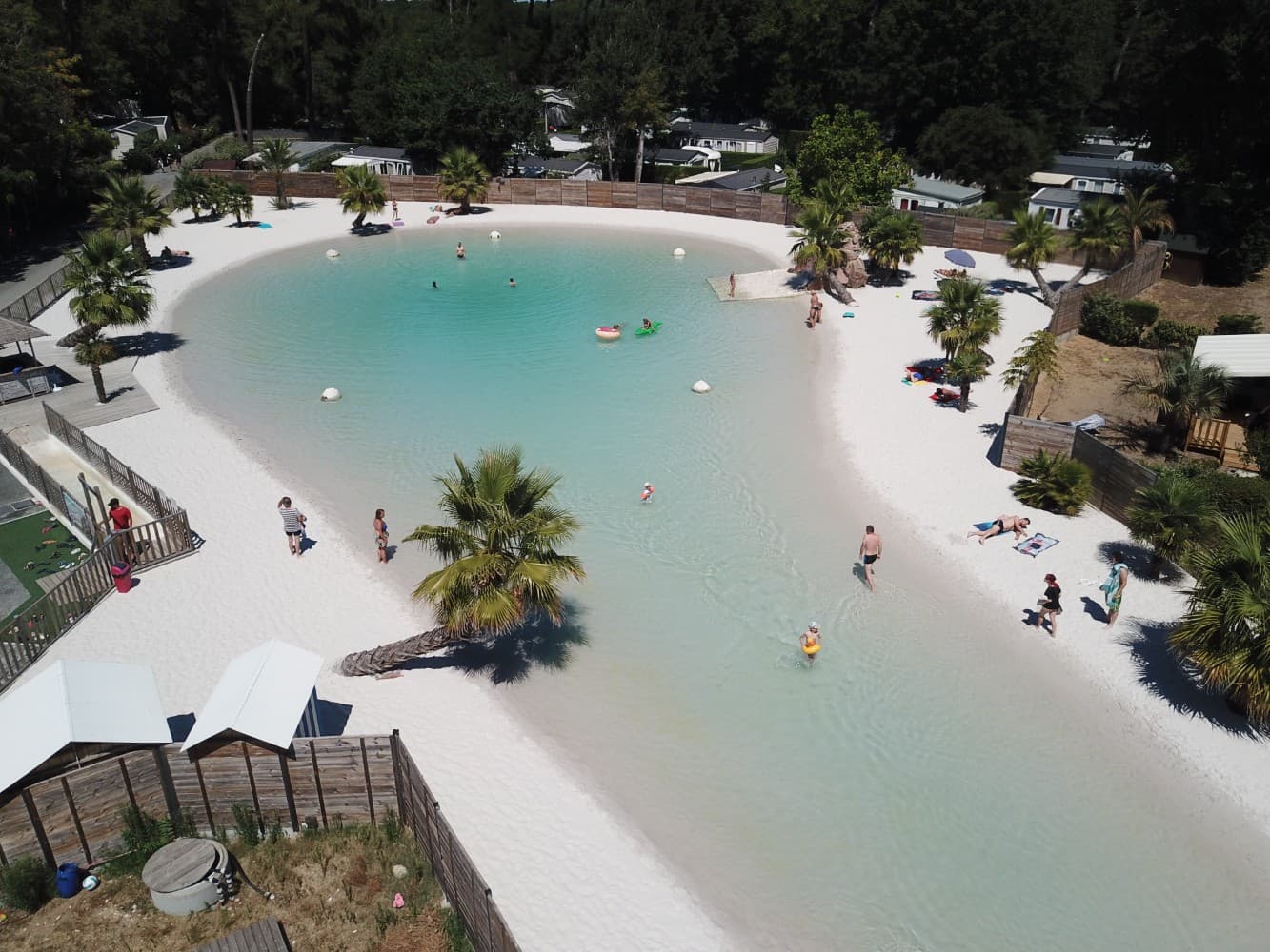 A scenery from Camping La Clairière