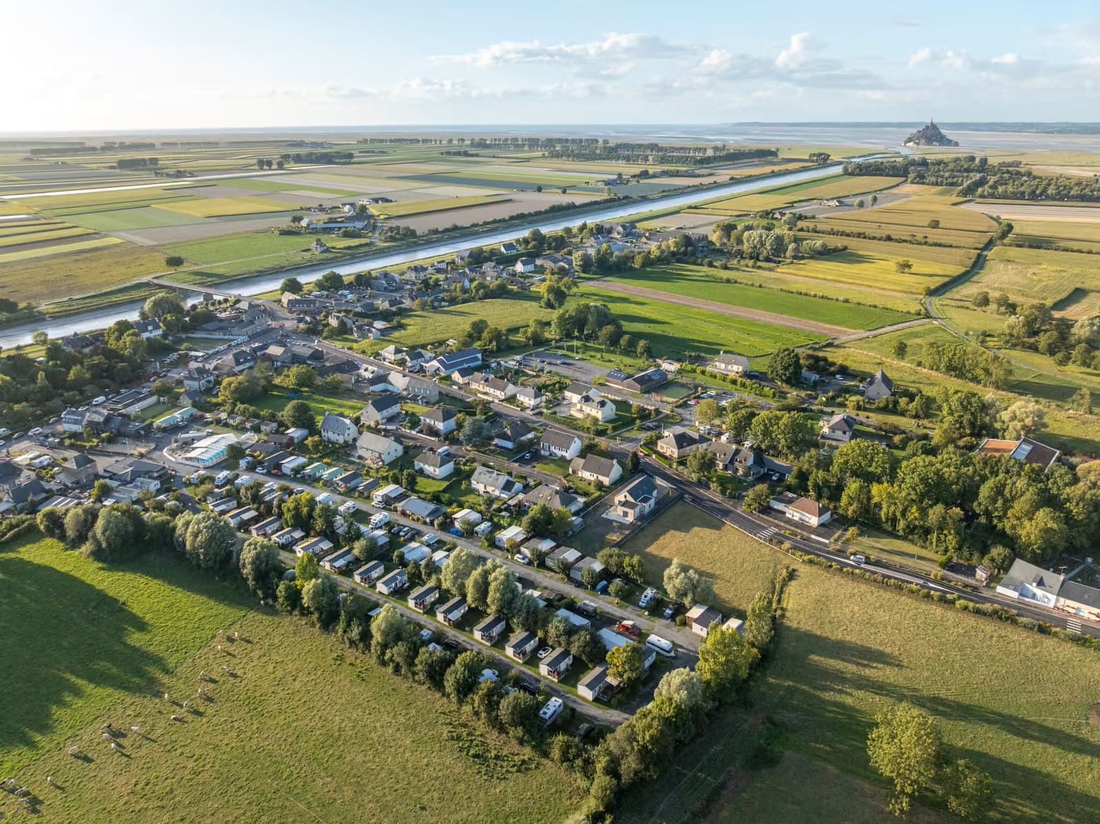 A scenery from Camping Homair - Les Pommiers du Mont Saint Michel