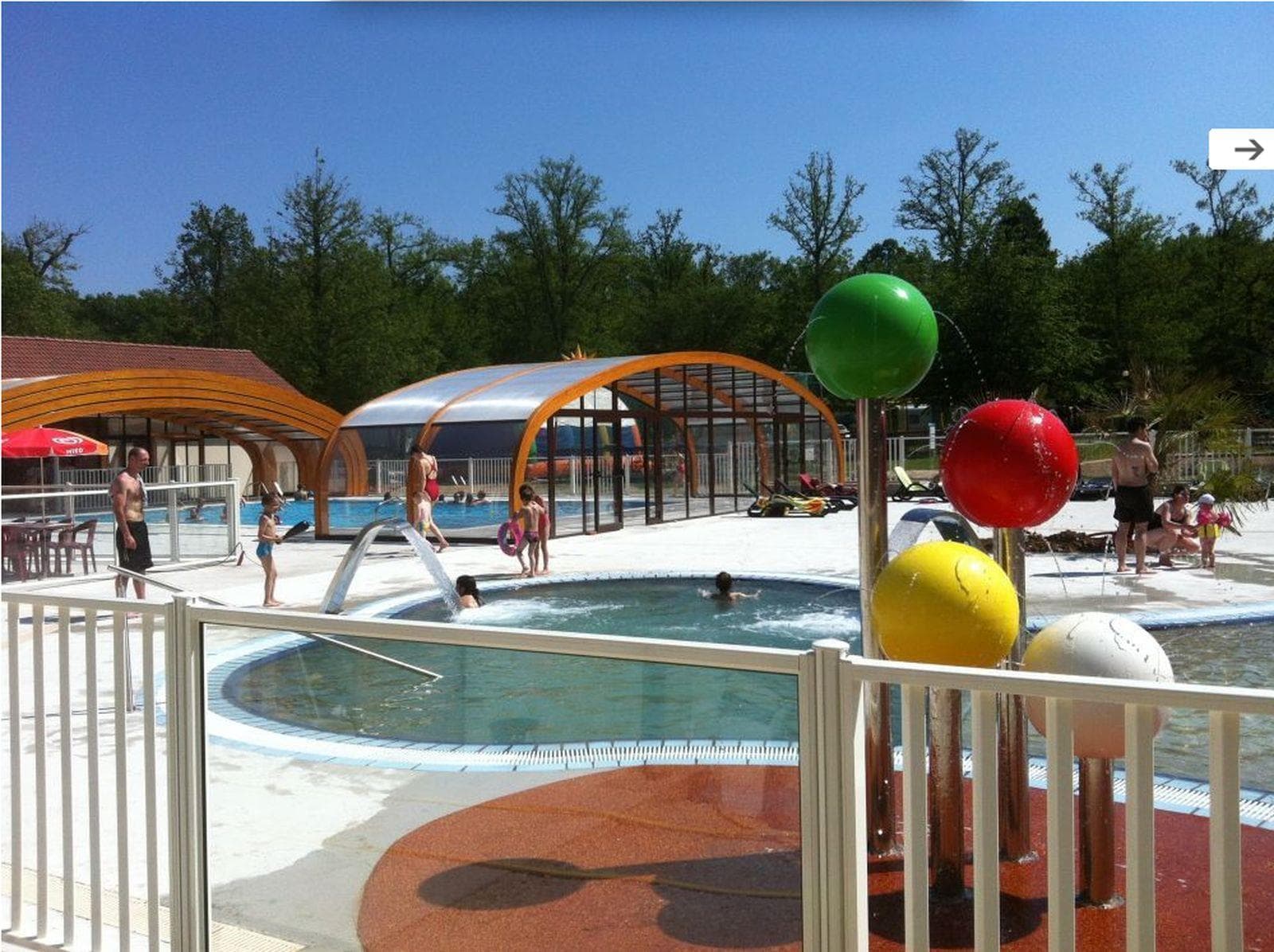 A scenery from Camping La Grande Tortue