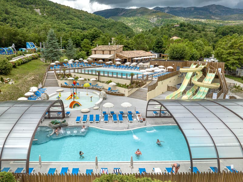 A scenery from Camping Terra Verdon