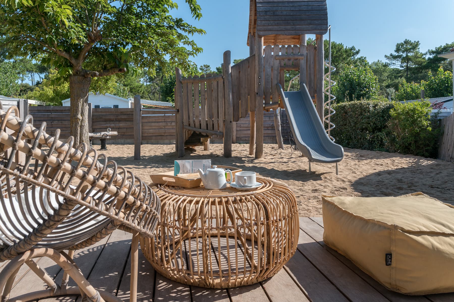 A scenery from Camping Côté Plage