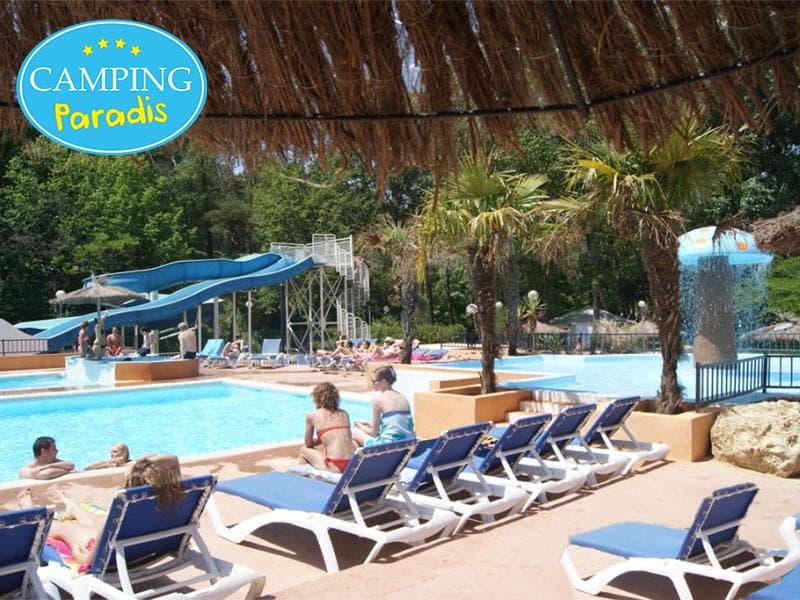 A scenery from Camping Paradis Le Ruou