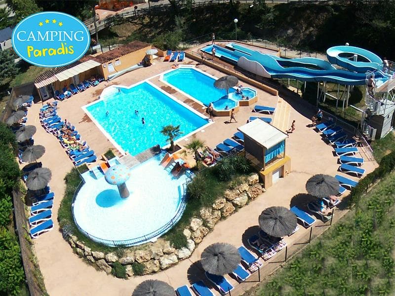 A scenery from Camping Paradis Le Ruou