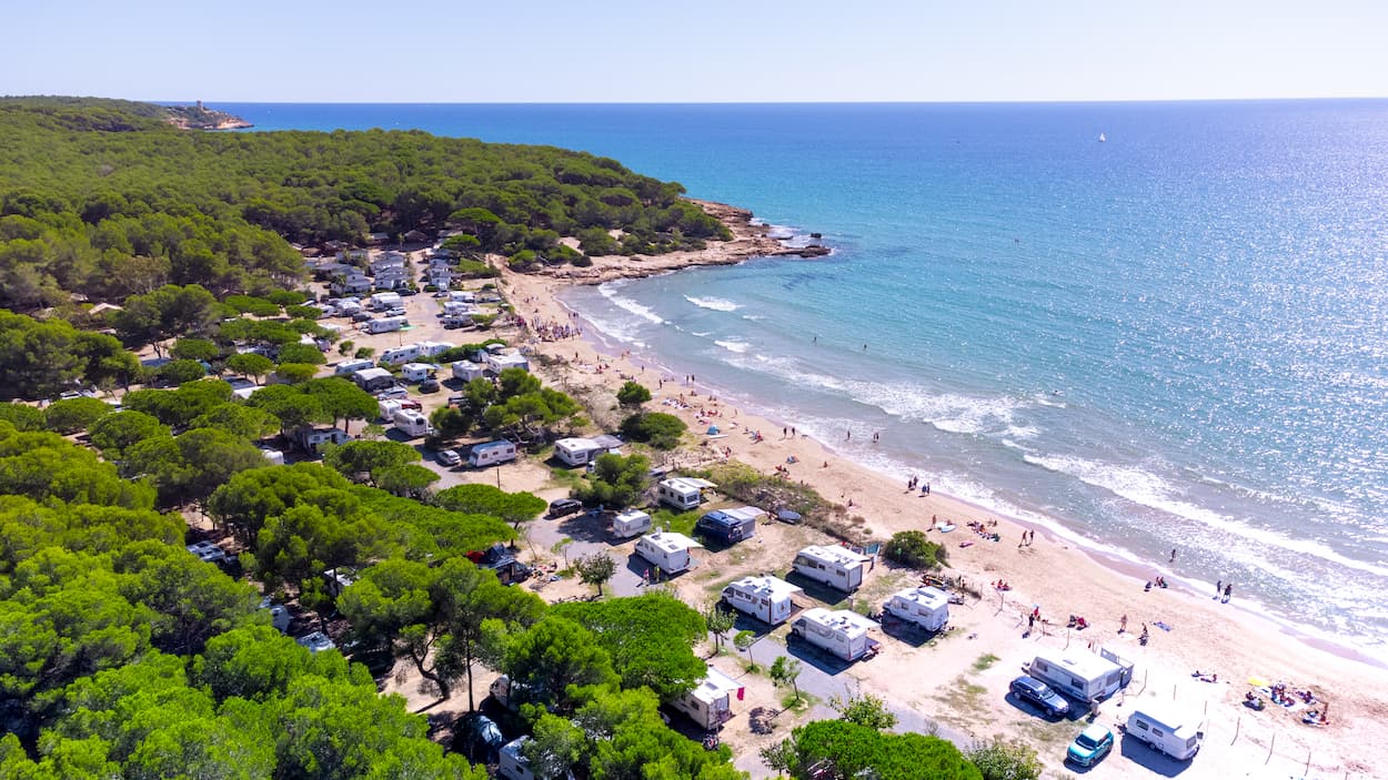 A scenery from Camping Las Palmeras