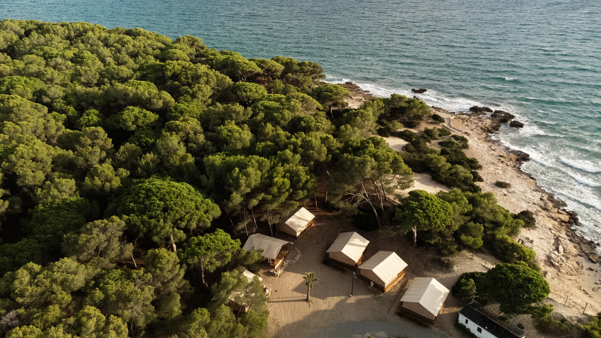 A scenery from Camping Las Palmeras
