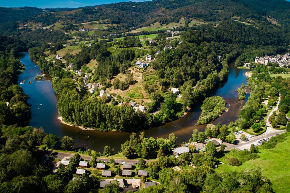A scenery from Camping Qualité le Val de Saures