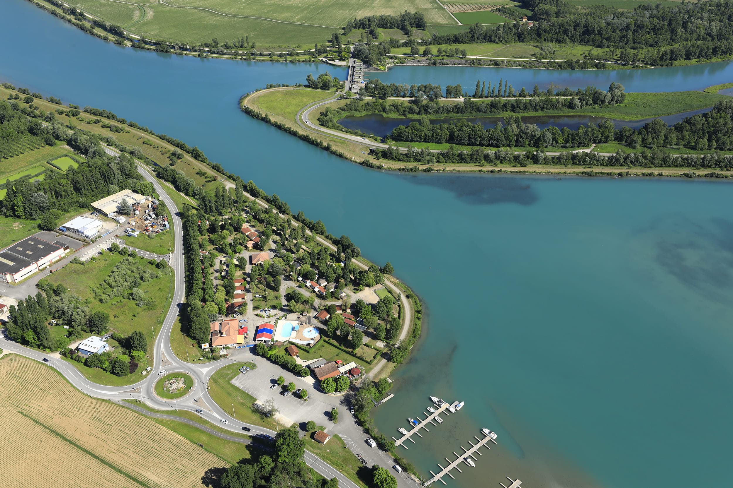 A scenery from Camping Ile de la Comtesse