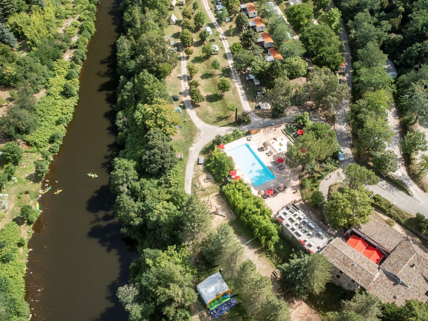 A scenery from Flower Camping Mas de Champel
