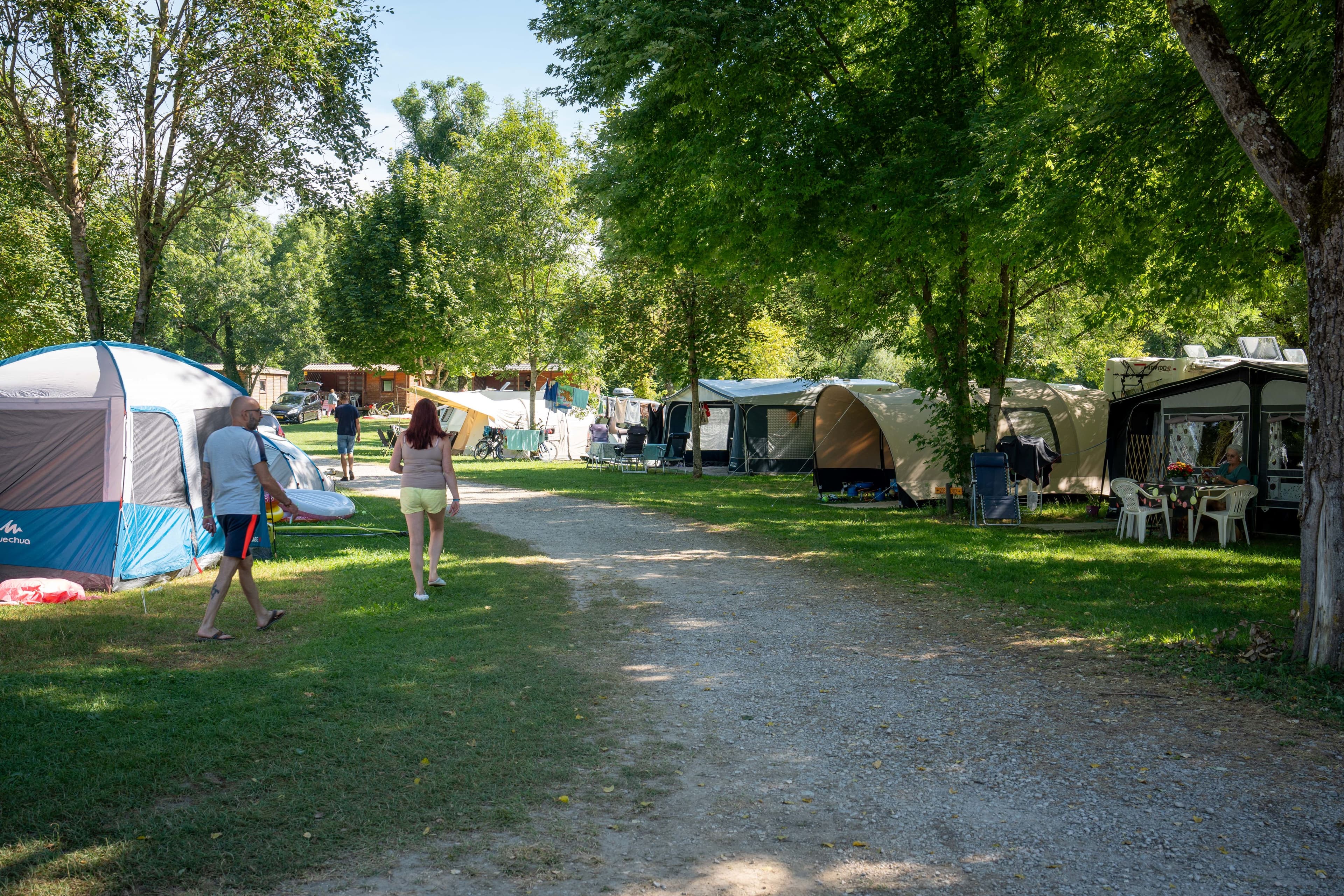 A scenery from Camping Les Bords de Loue