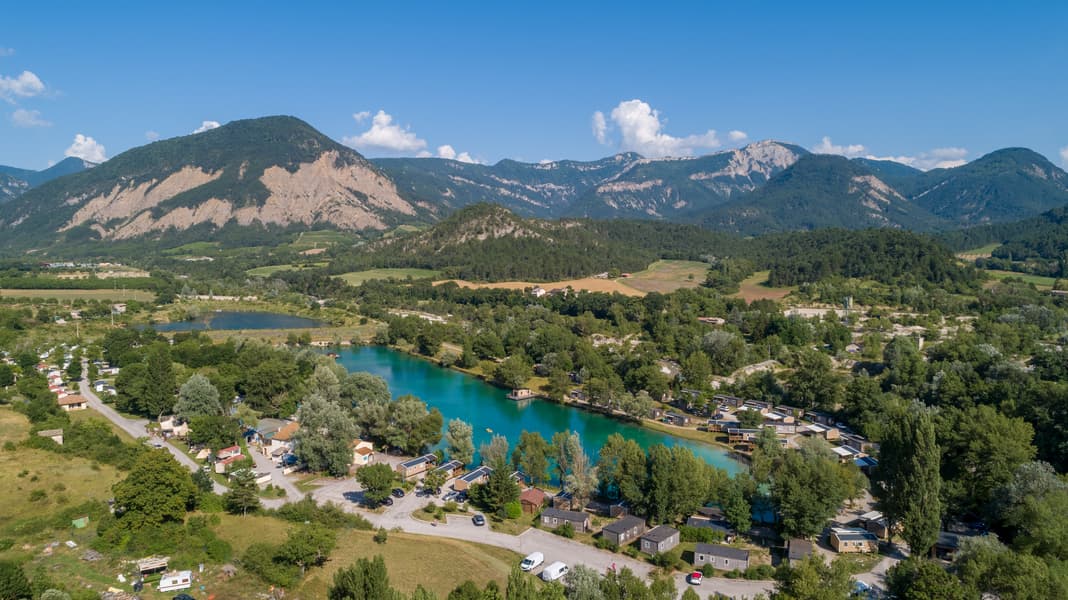 A scenery from Camping Le Lac Bleu