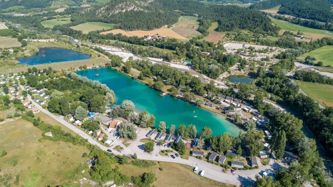 A scenery from Camping Le Lac Bleu