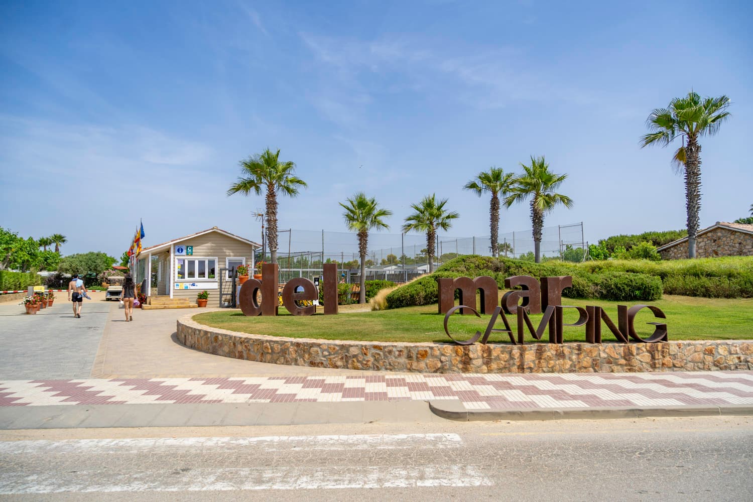 A scenery from Camping del Mar