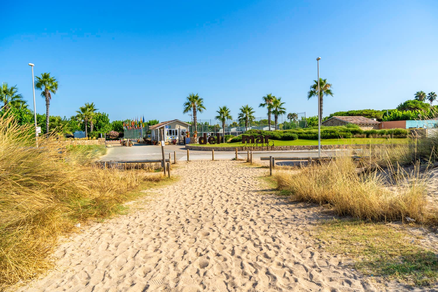 A scenery from Camping del Mar