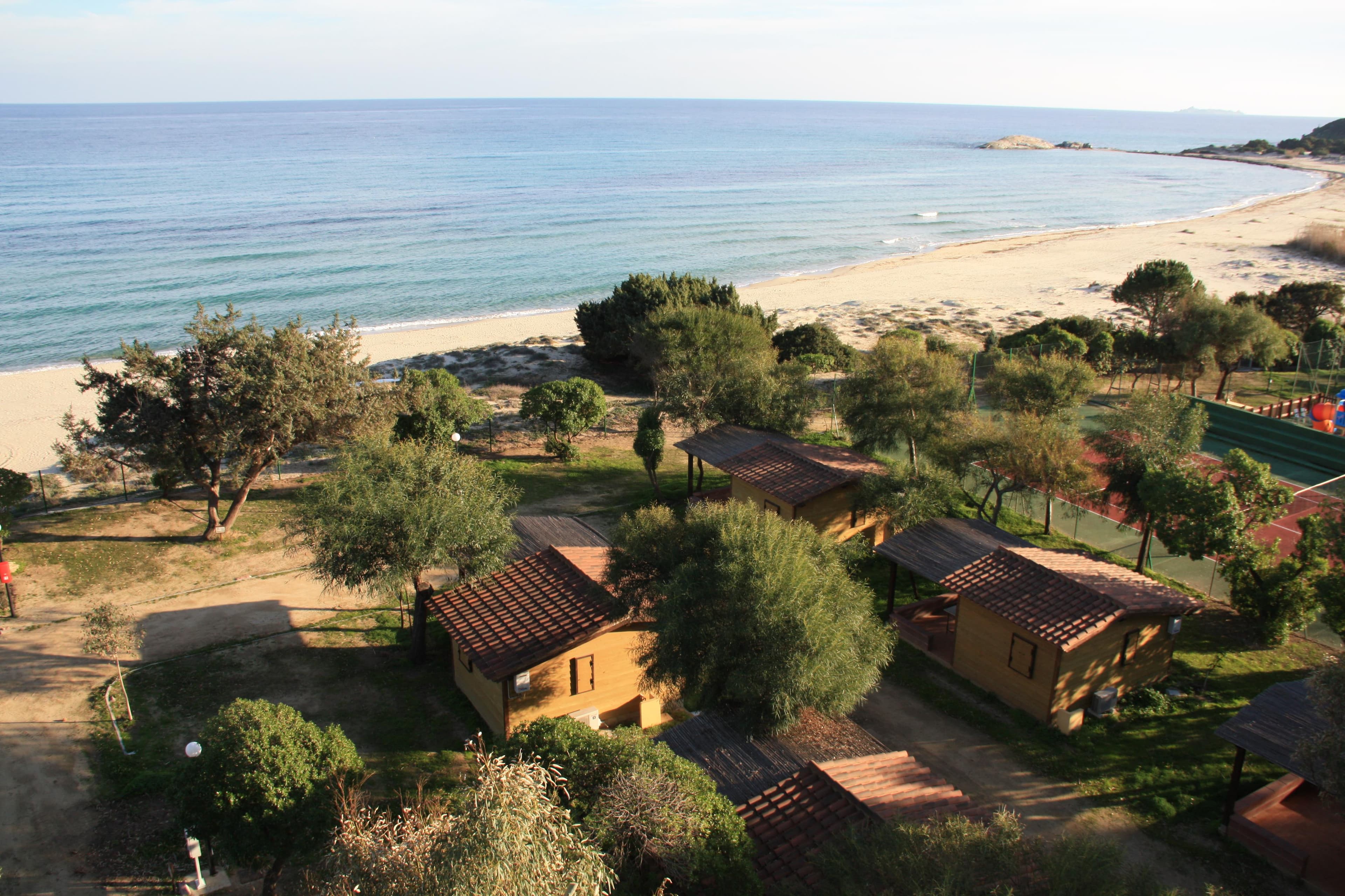 A scenery from Camping Capo Ferrato