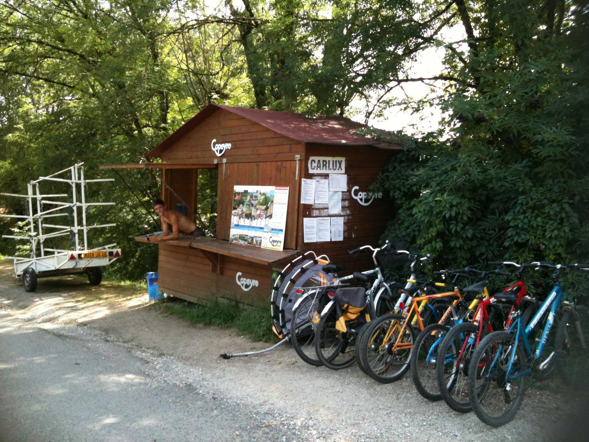 A scenery from Camping LES OMBRAGES