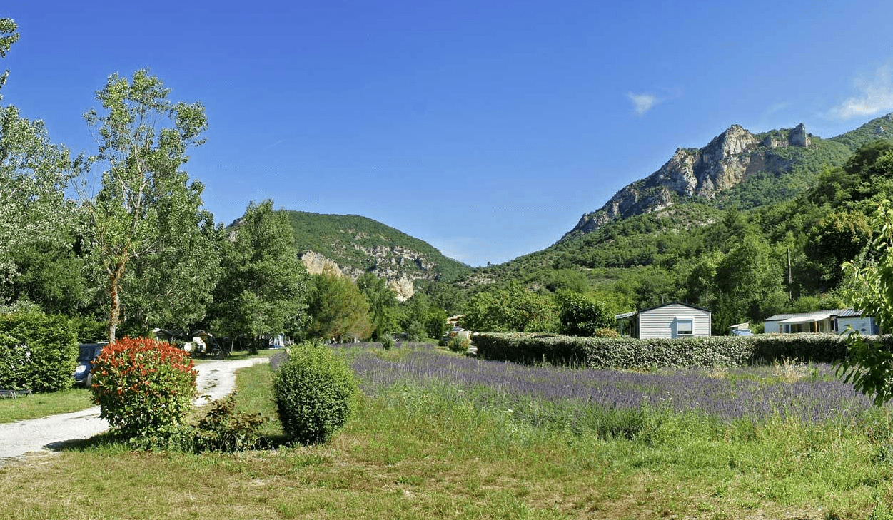 A scenery from Camping le Pilat
