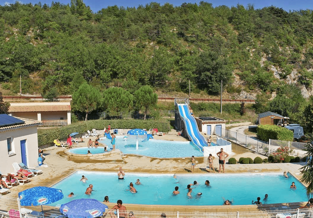 A scenery from Camping le Pilat