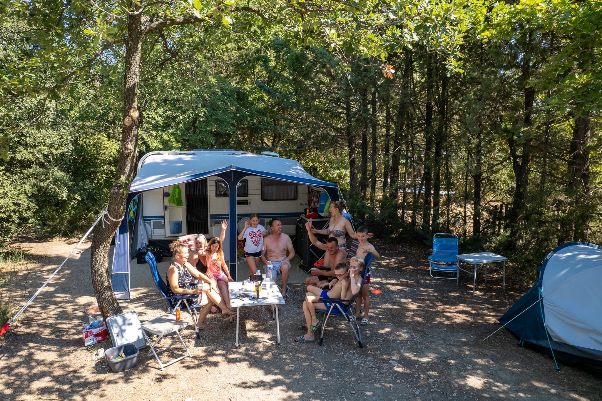 A scenery from Flower Camping Les Rives de l'Aygues
