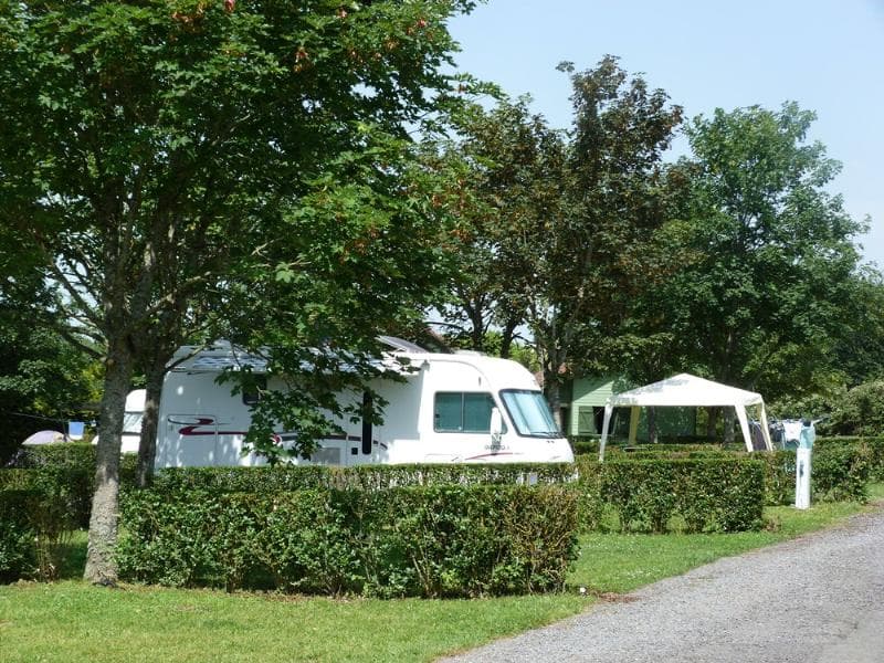 A scenery from Camping de Bourbon-Lancy
