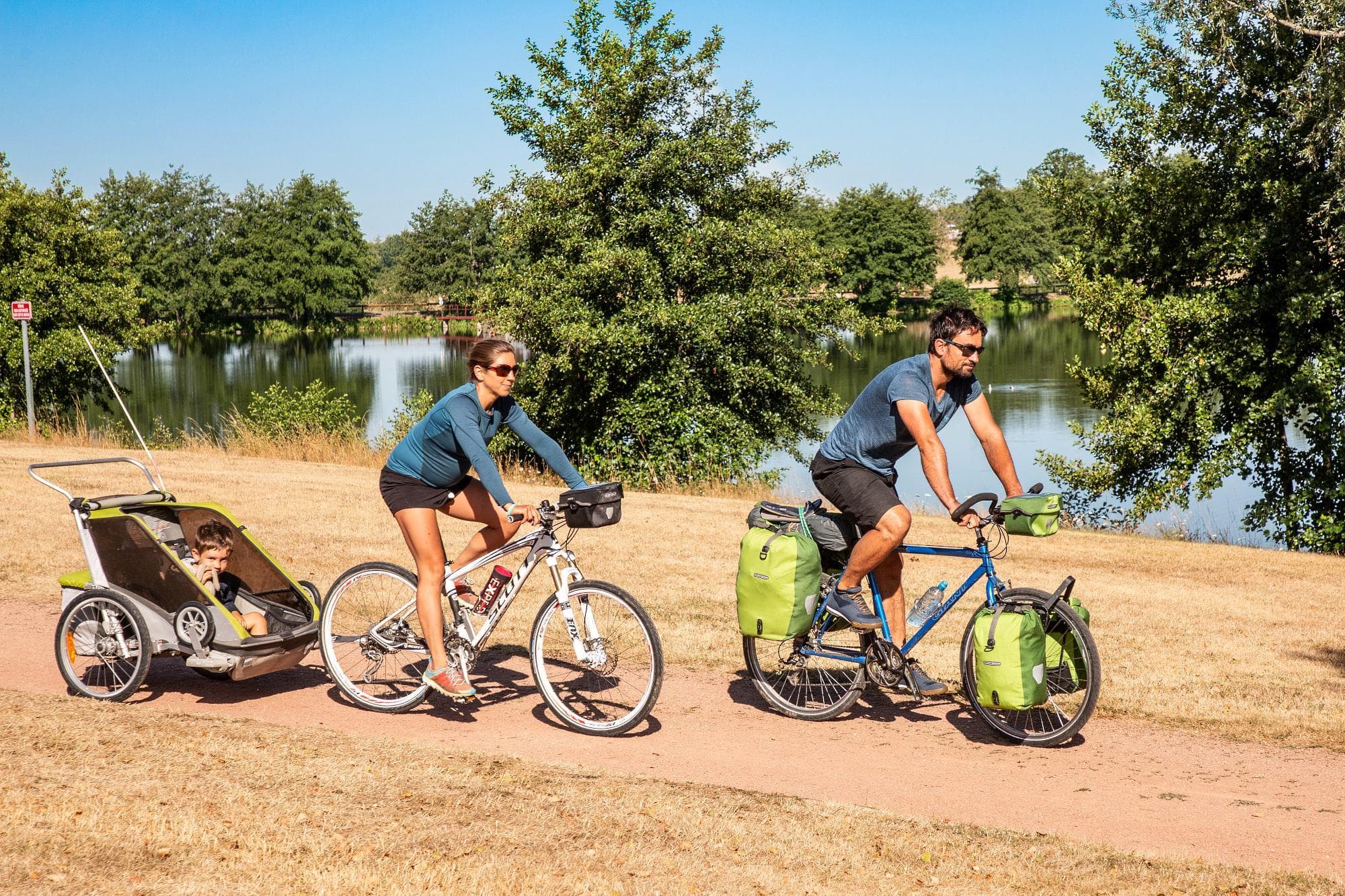 A scenery from Camping de Bourbon-Lancy