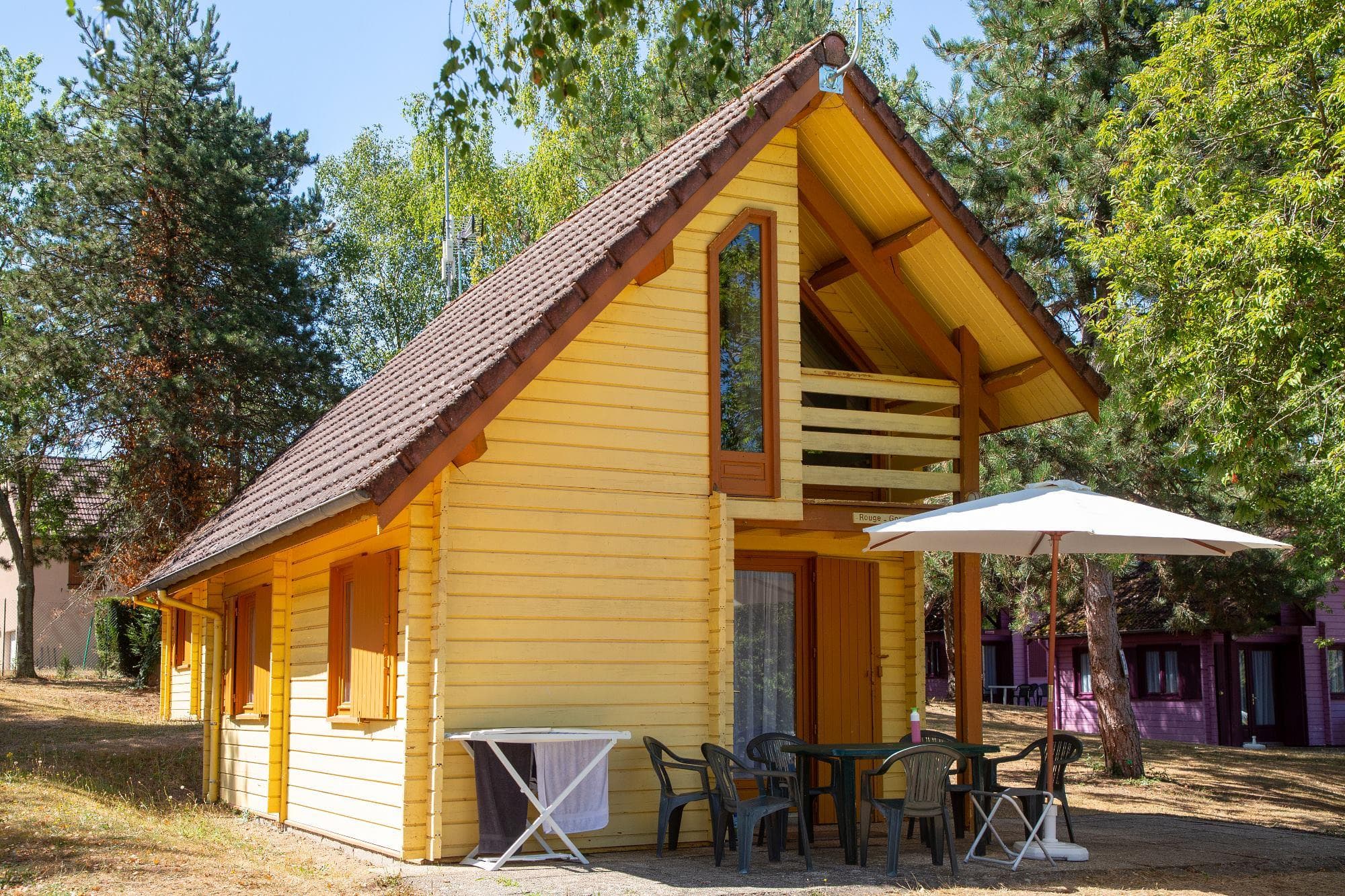 A scenery from Camping de Bourbon-Lancy