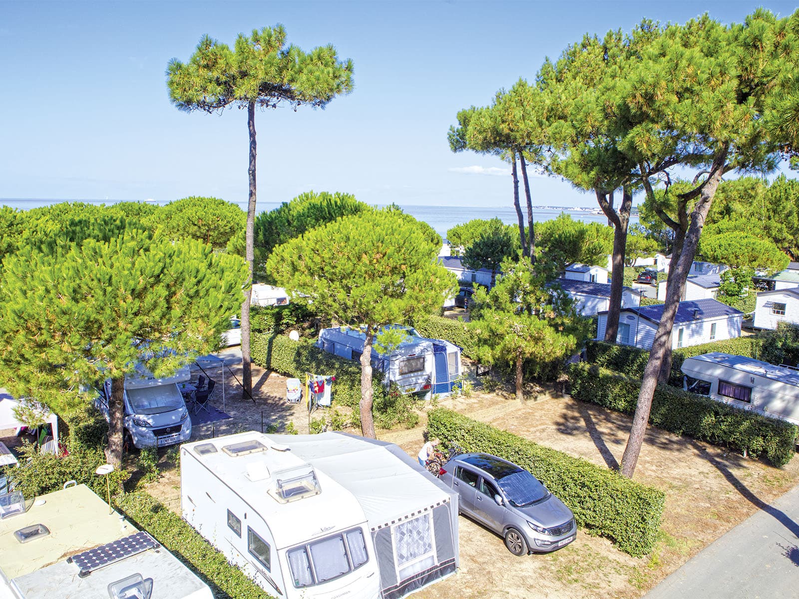 A scenery from Camping Bois Soleil