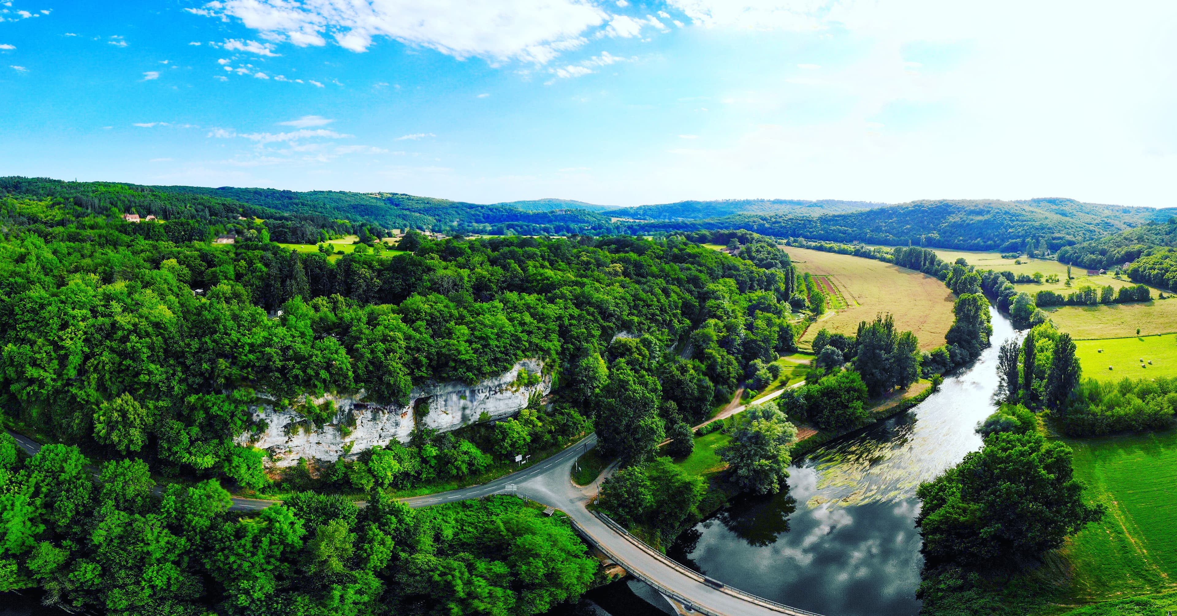 A scenery from Camping Le Vézère Périgord