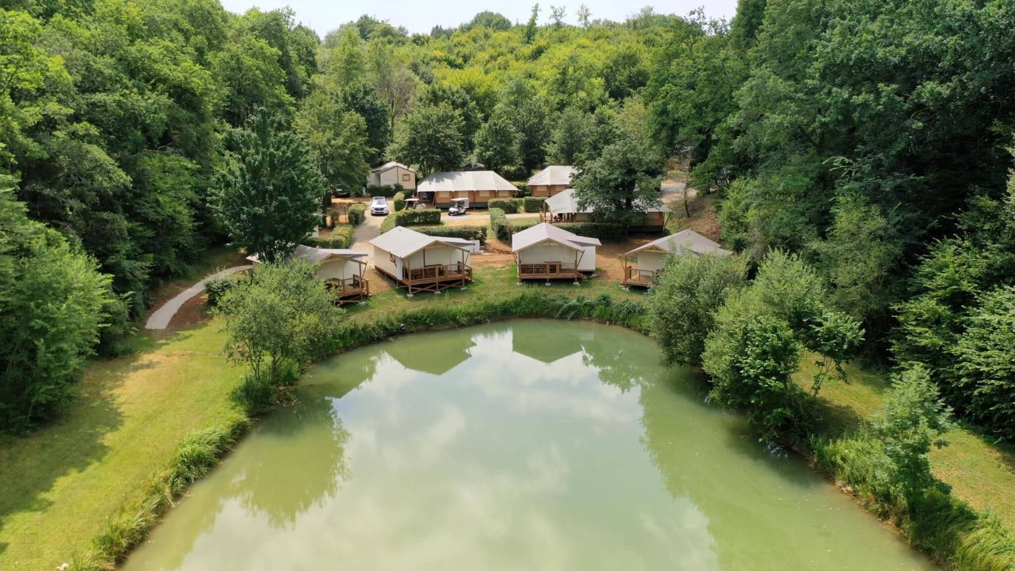 A scenery from Camping Eden Villages Les Truffières de Dordogne