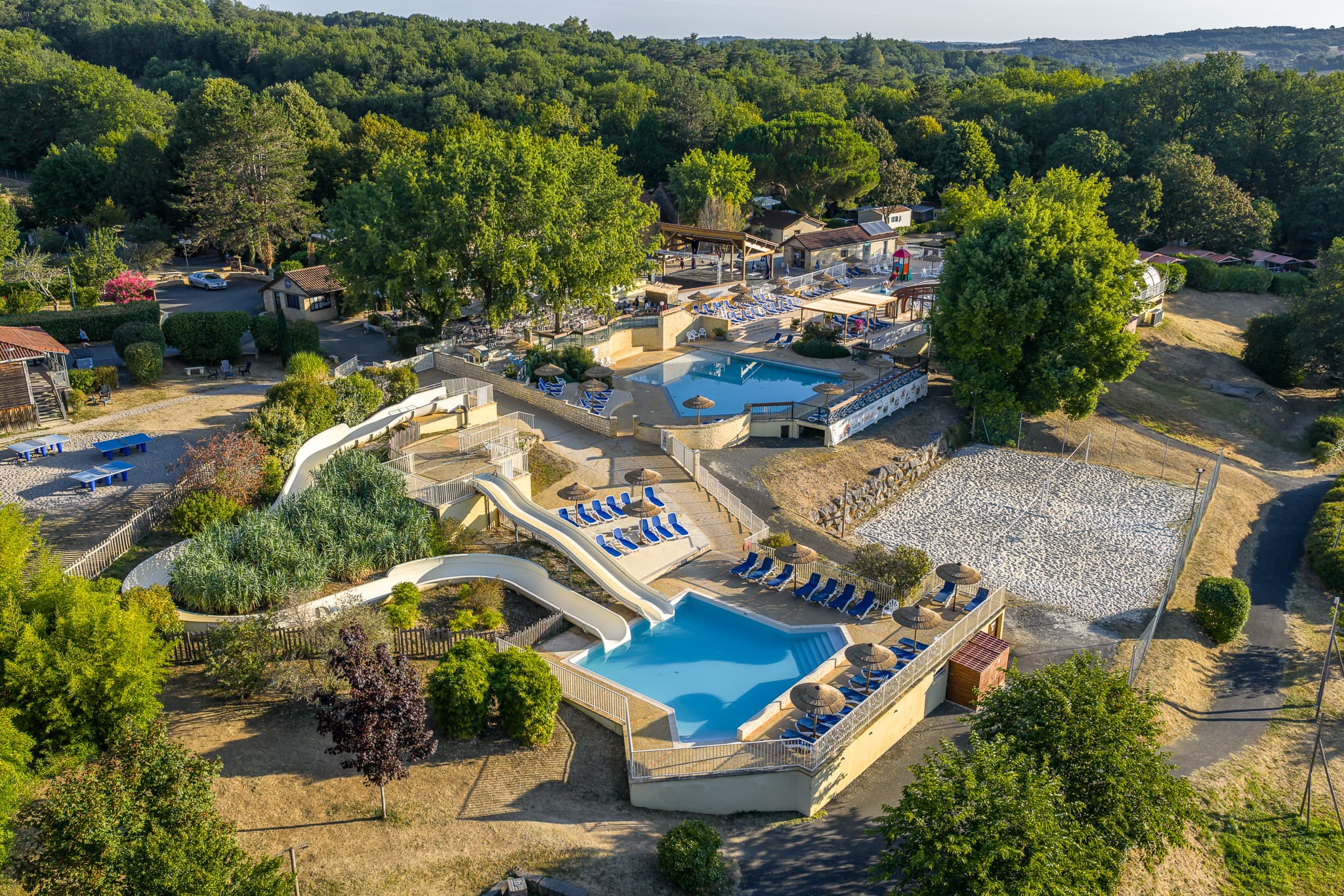 A scenery from Camping Eden Villages Les Truffières de Dordogne