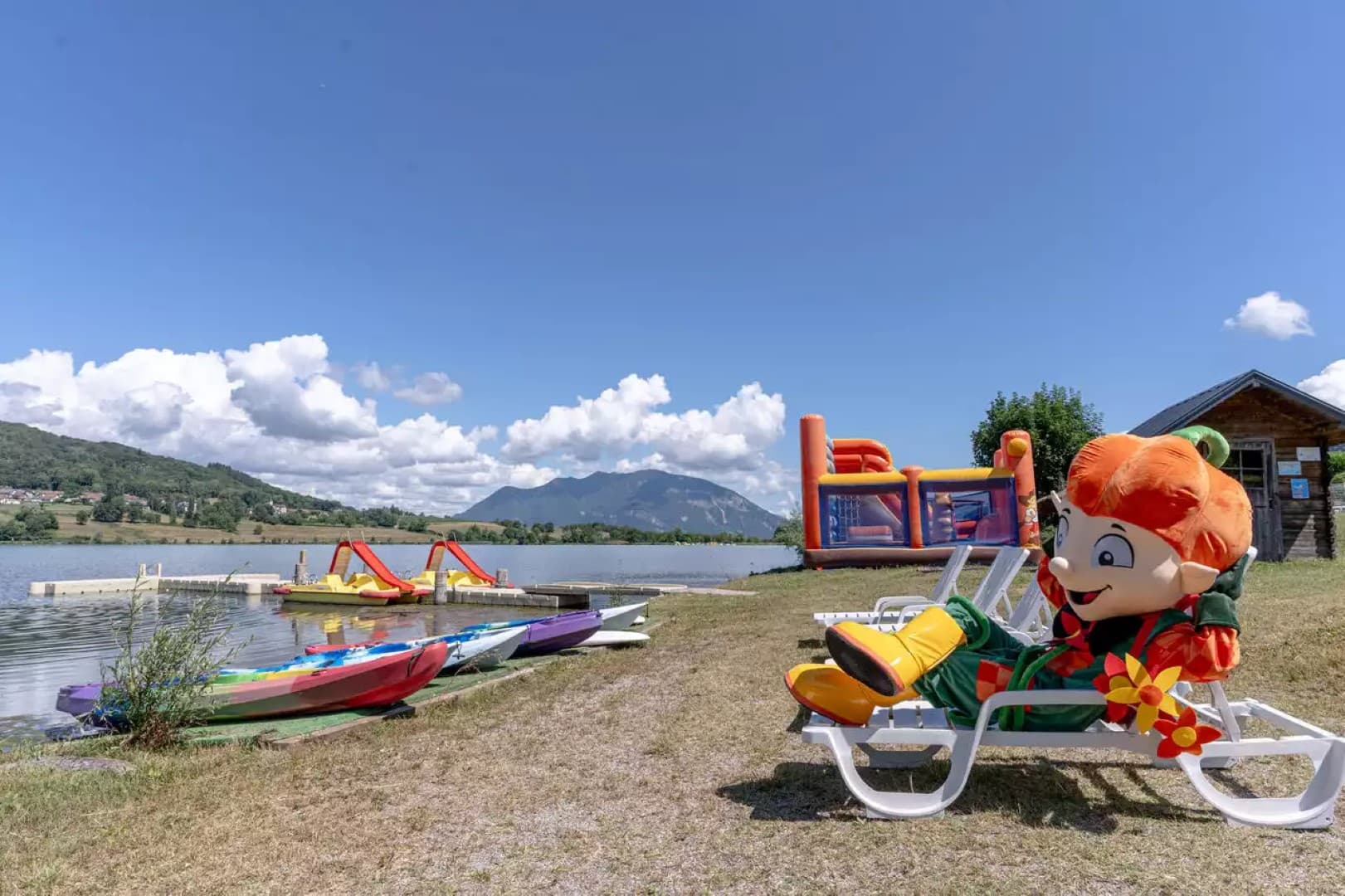 A scenery from Clico Chic - Camping Lac du Lit du Roi