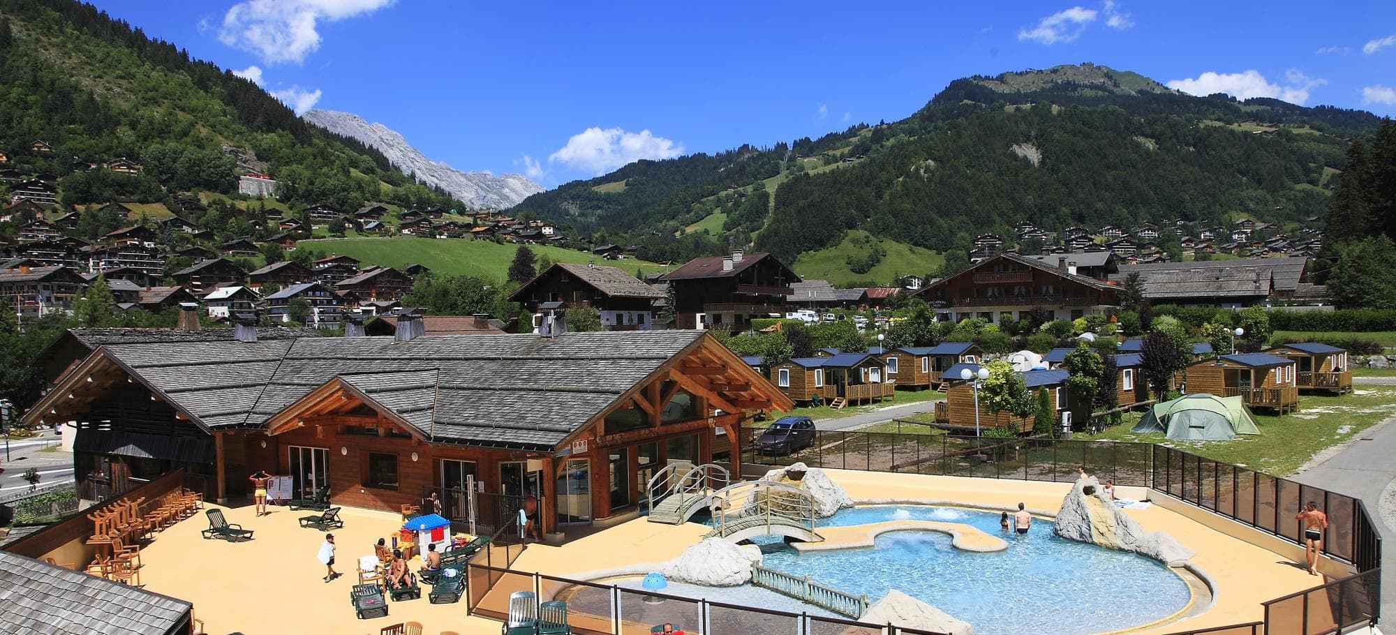 A scenery from L'Escale Village