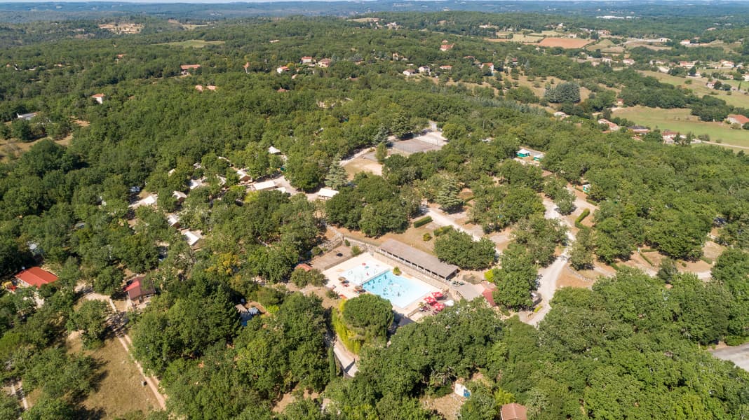 A scenery from Camping Les Reflets du Quercy