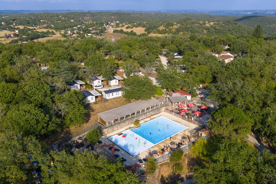A scenery from Camping Les Reflets du Quercy