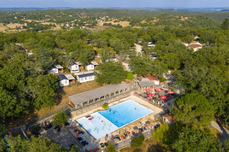 A scenery from Camping Les Reflets du Quercy