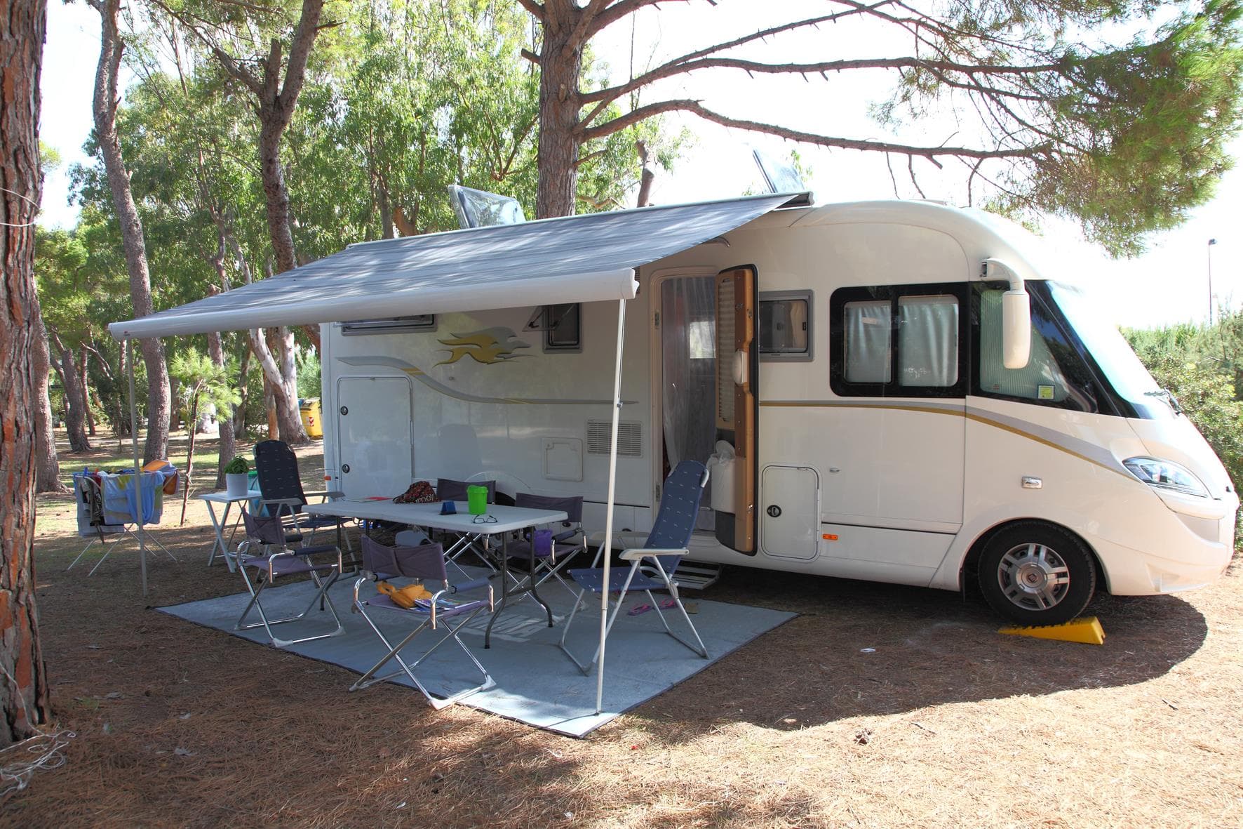 A scenery from Riva di Ugento Beach Camping Resort