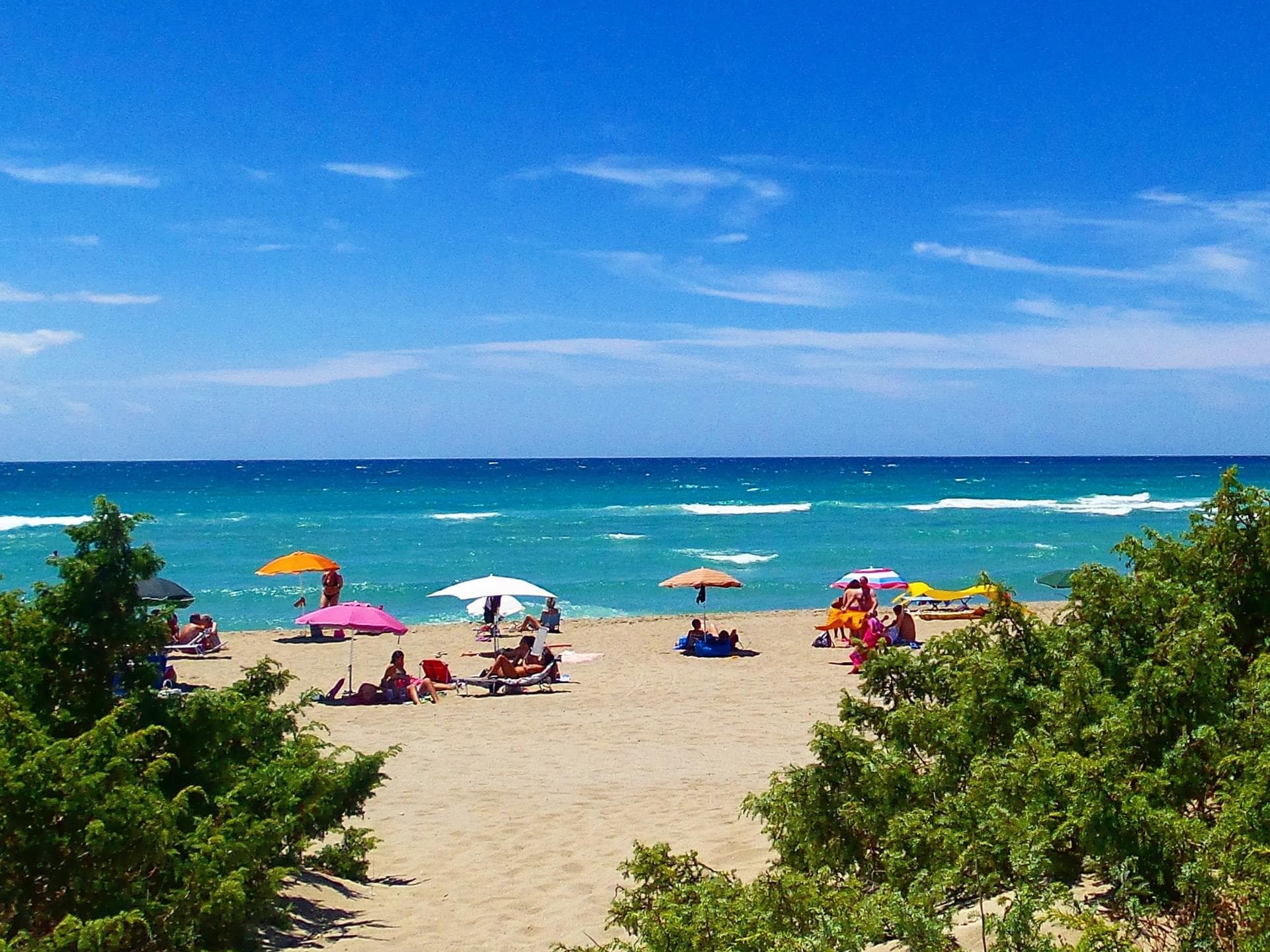 A scenery from Riva di Ugento Beach Camping Resort