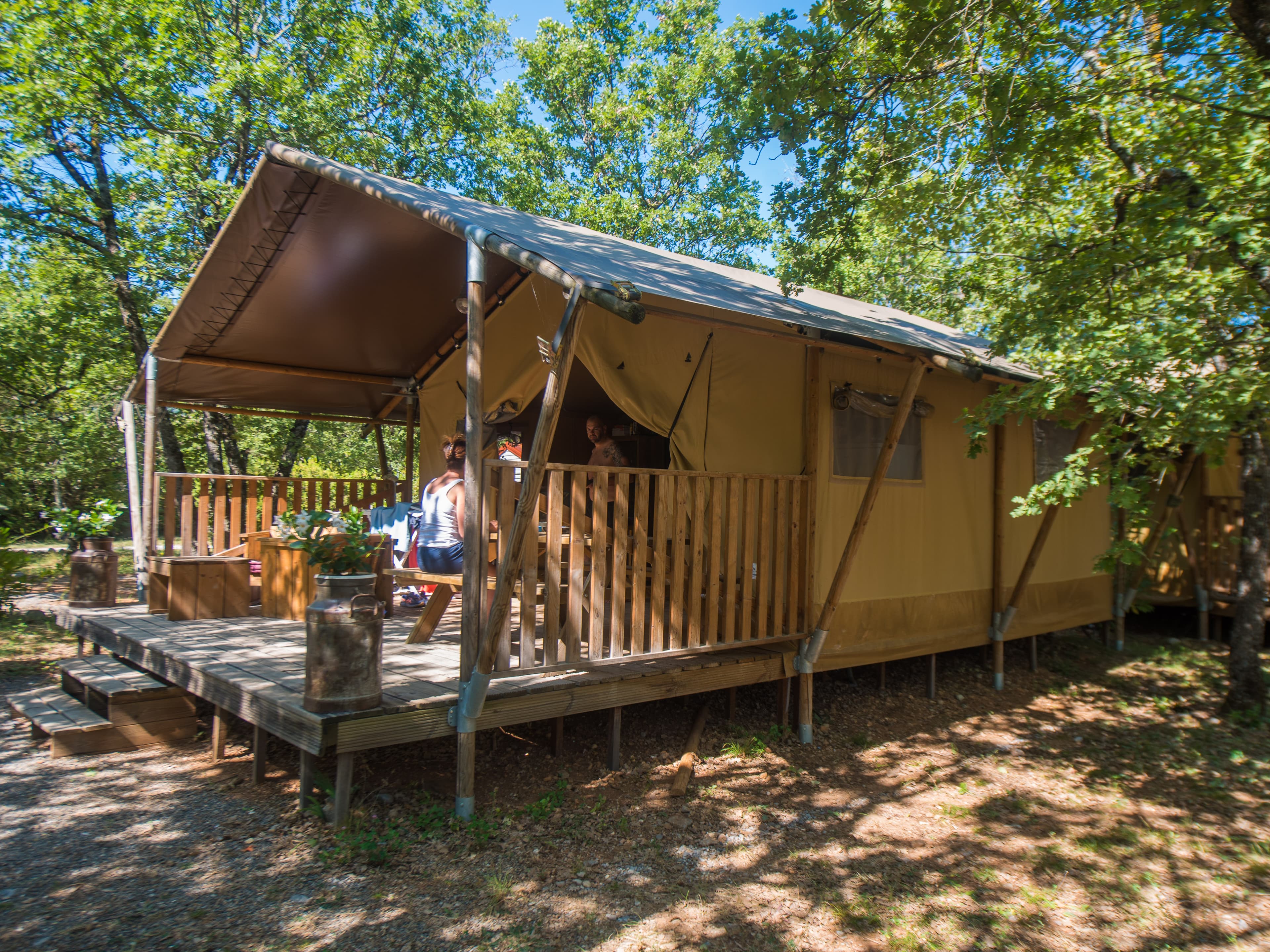 A scenery from Flower Camping Le Jas du Moine