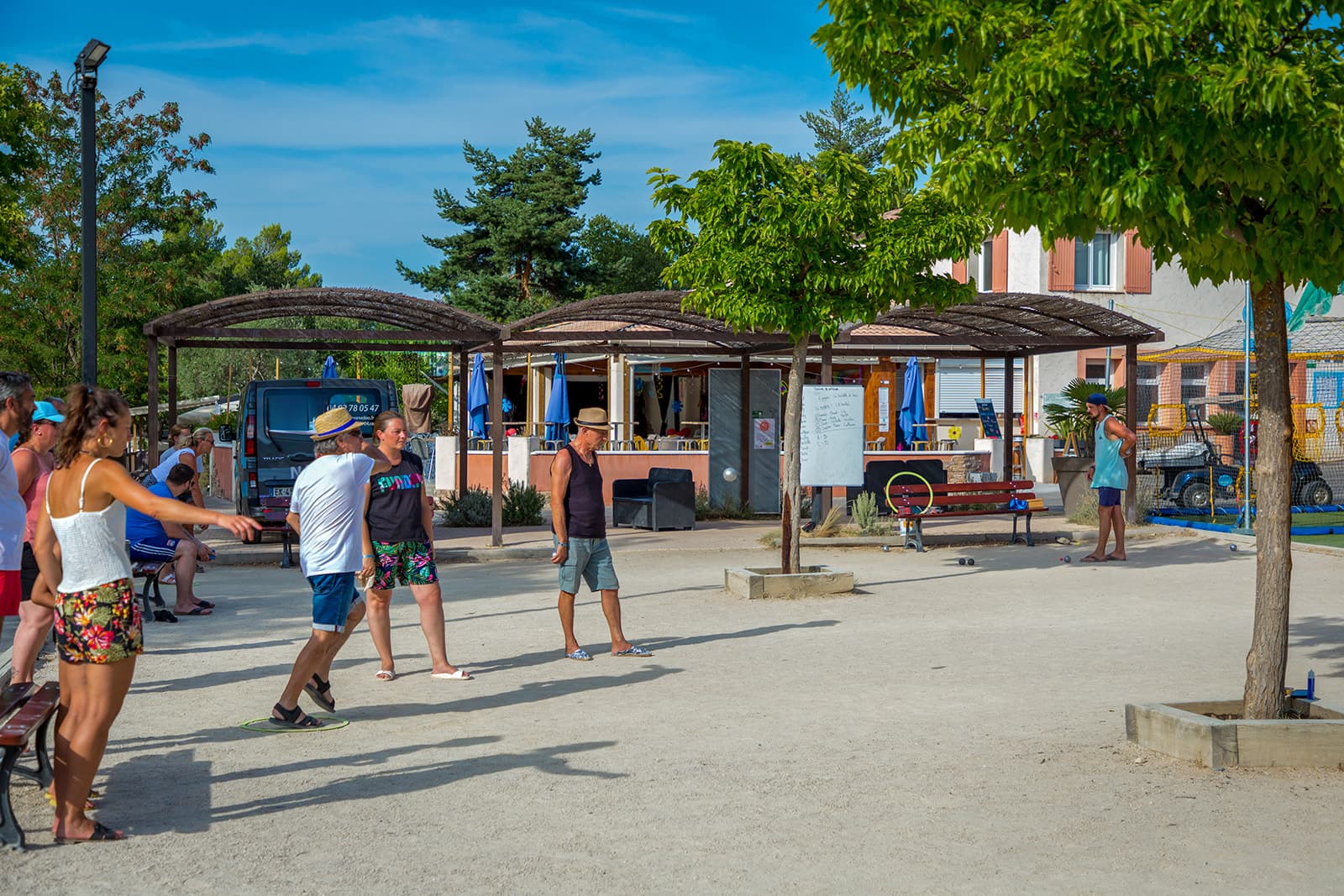 A scenery from Camping La Pinède