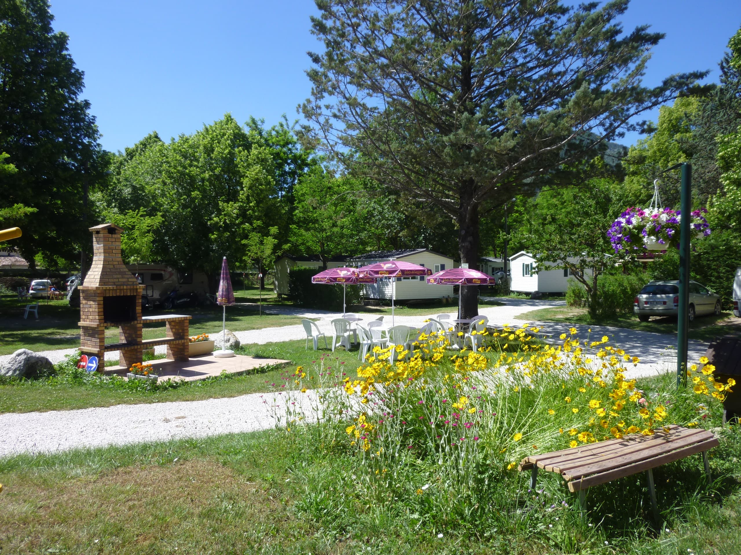 A scenery from Camping Notre Dame