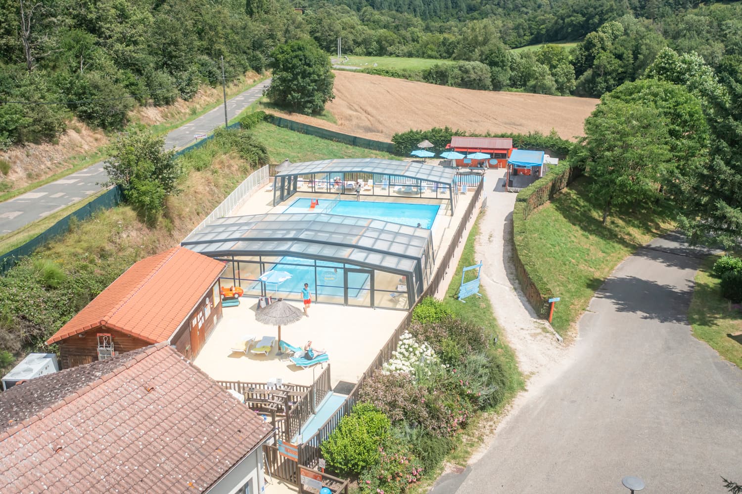 A scenery from Camping Seasonova Le Val de Coise