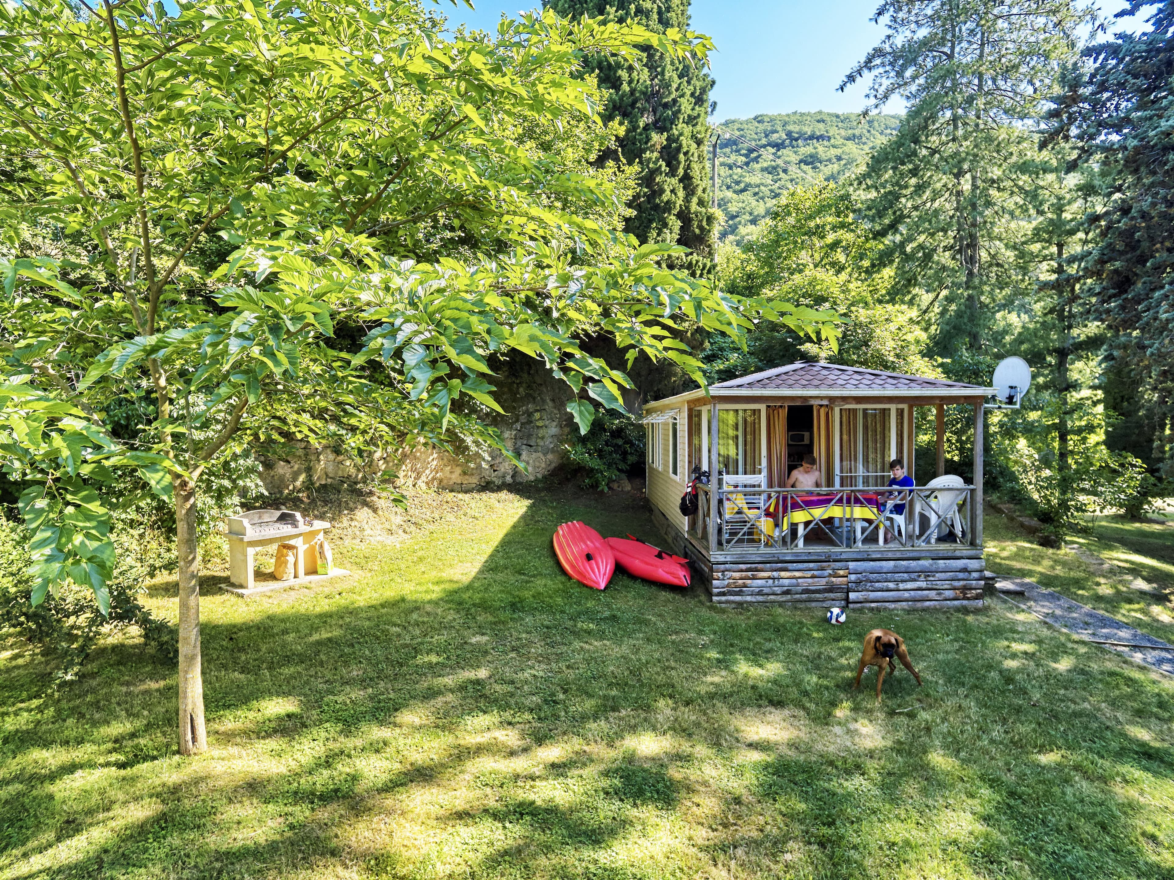 A scenery from Camping de la Base Nautique
