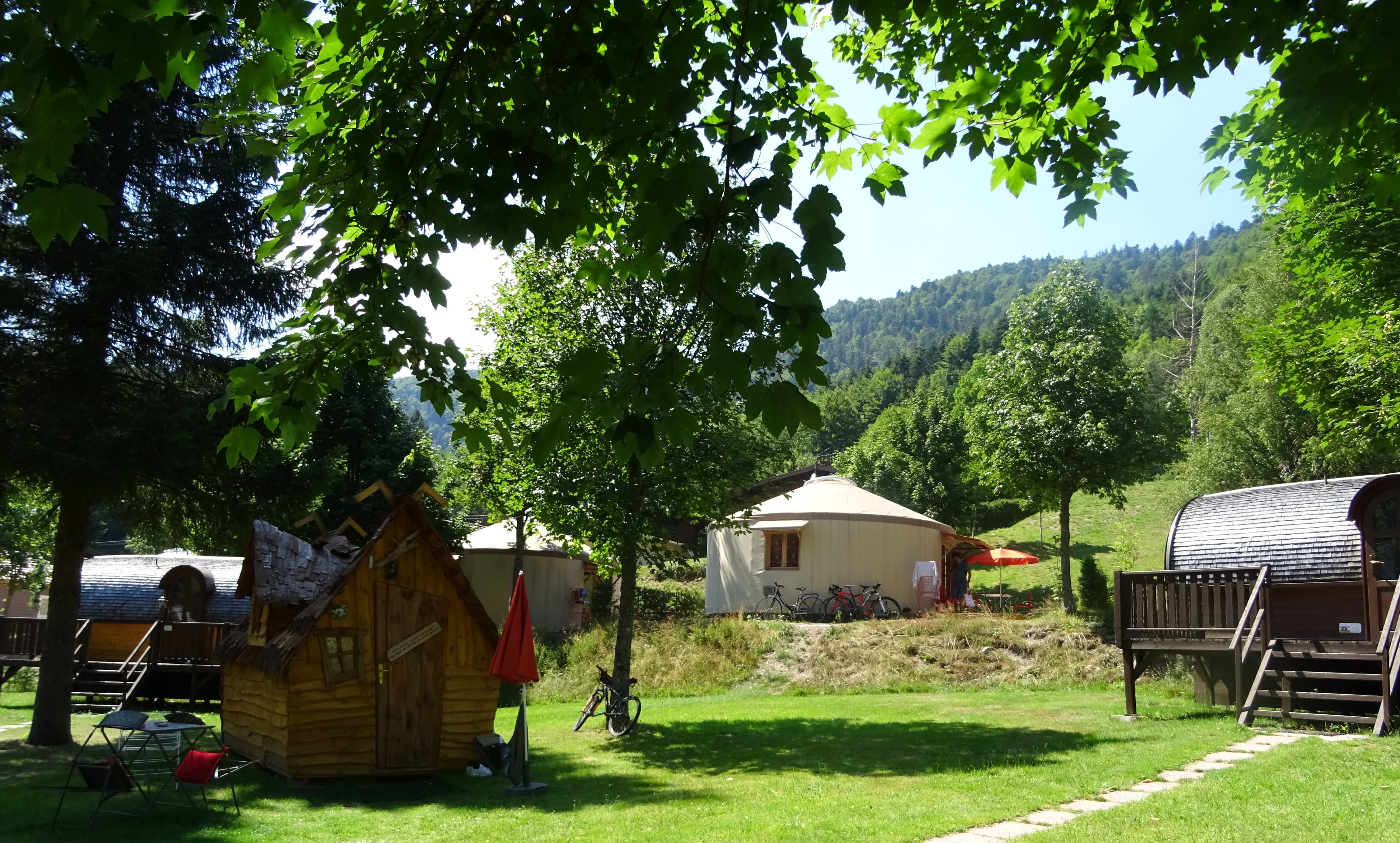 A scenery from Camping de Belle Hutte