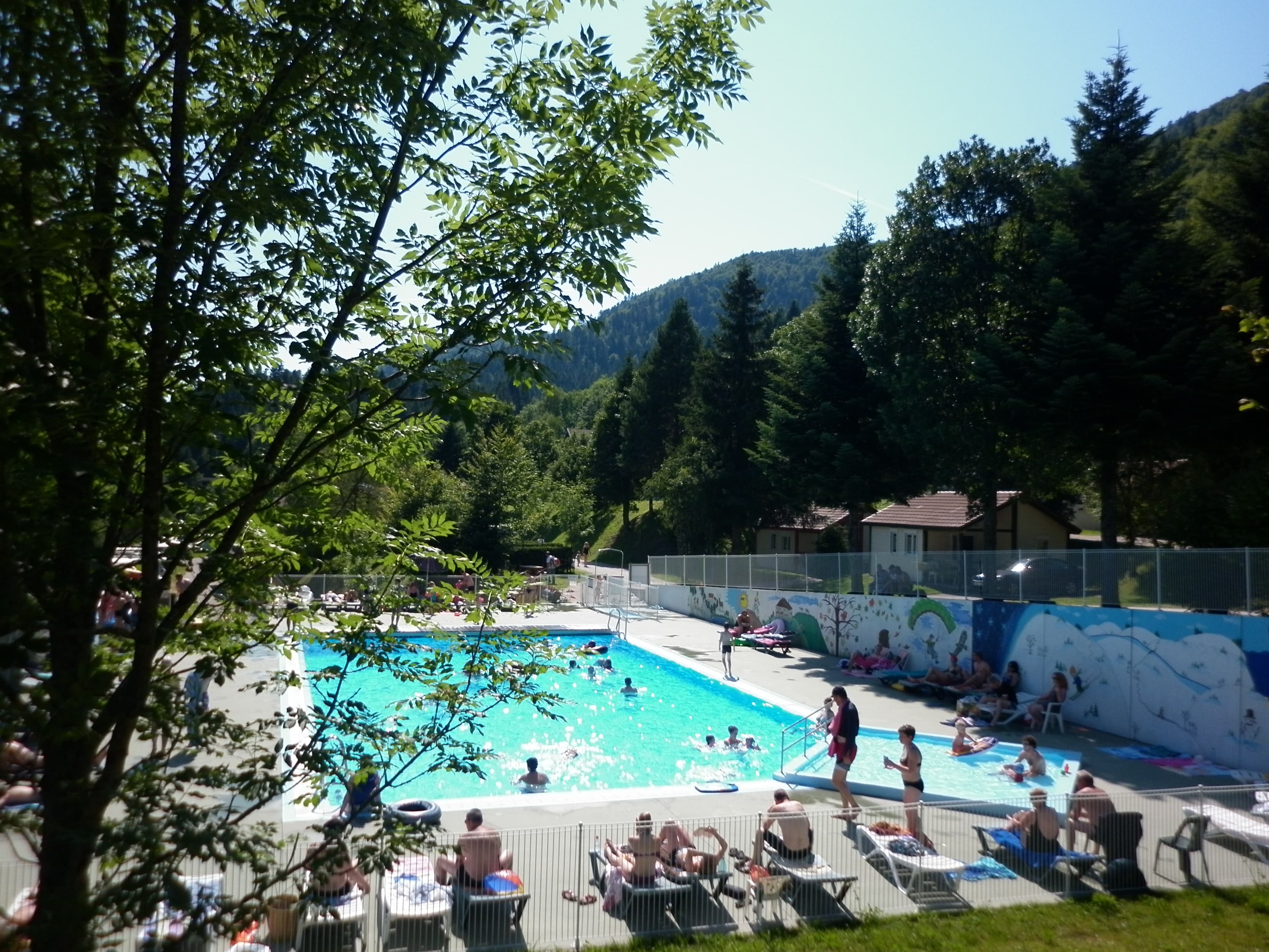 A scenery from Camping de Belle Hutte