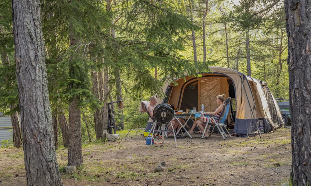 A scenery from Camping Rioclar